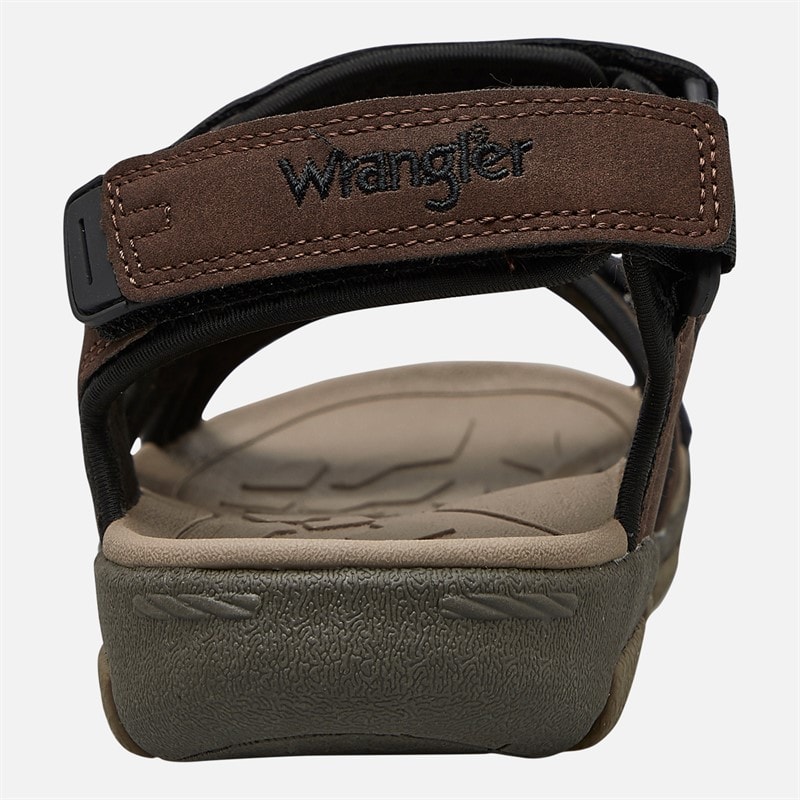 Wrangler Heren Buster Sandalen Coffee Bean - Afbeelding 3