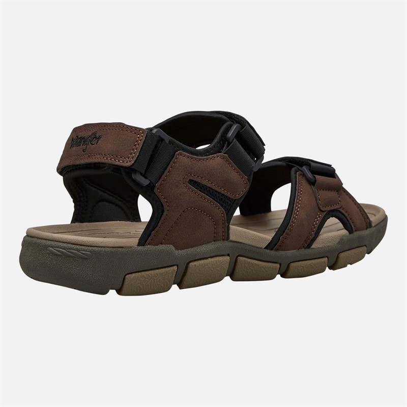 Wrangler Heren Buster Sandalen Coffee Bean - Afbeelding 5