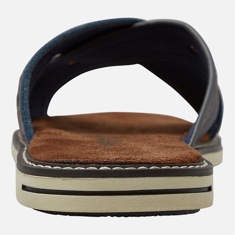 Wrangler Heren Calvin Slippers Dress Blues - Afbeelding 4