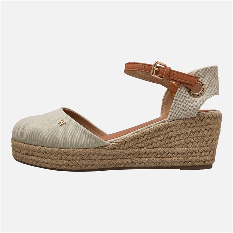 Wrangler Dames Bella Enkelband Sandaaltjes Sleehak Birch - Afbeelding 2