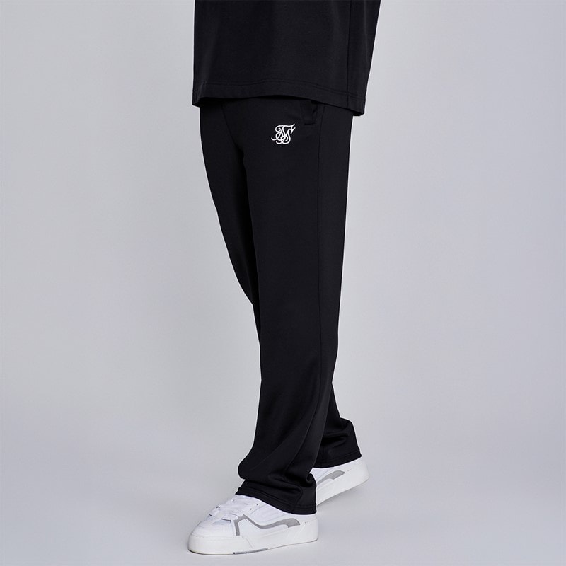SikSilk Heren Essentiële Poly Trainingsbroek Zwart