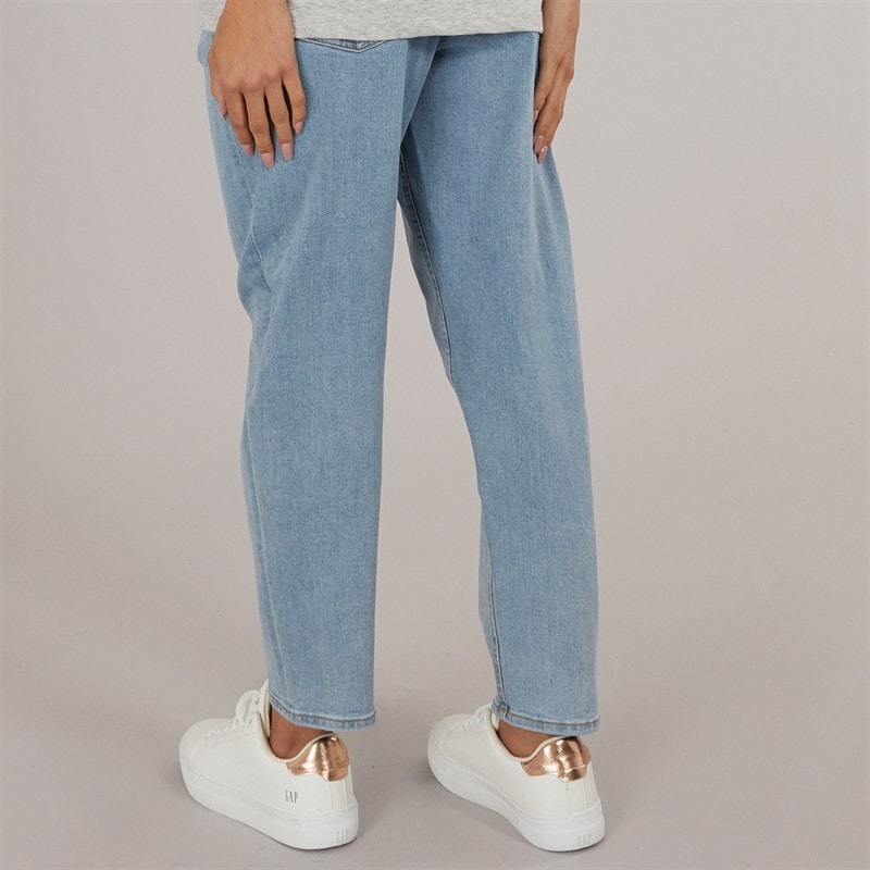 JJXX Damen Lissabon Hohe Taille Mom Jeans Hellblaue Jeans - Bild 2