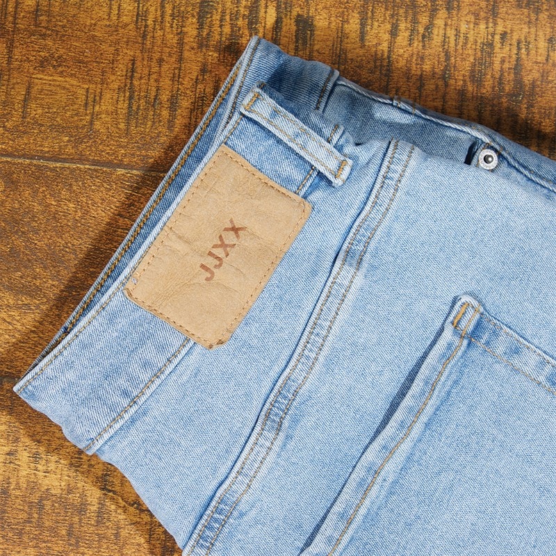 JJXX Damen Lissabon Hohe Taille Mom Jeans Hellblaue Jeans - Bild 3