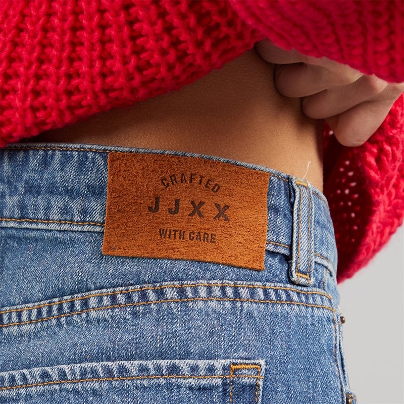 JJXX Dames Tokyo Wijde Jeans R282 Medium Blue Denim - Afbeelding 3