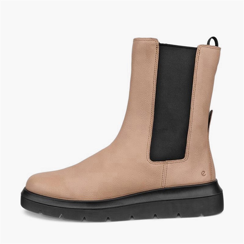 ECCO Bottines Chelsea en cuir Femme Nude