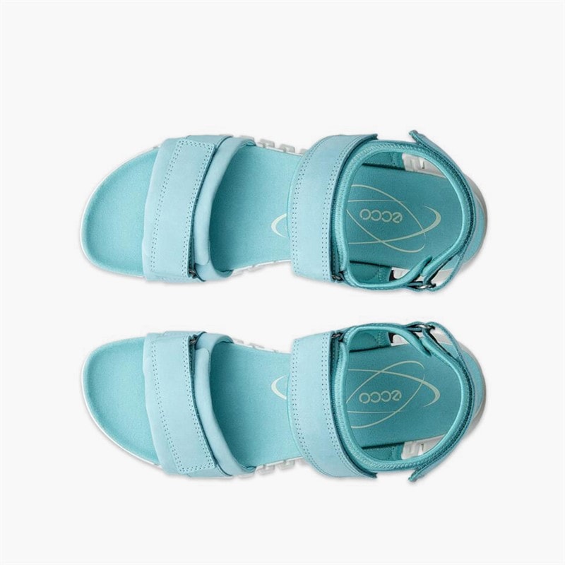 ECCO Sandales à brides de cheville Gruuv Sol en nubuck Femme Aquatic - Image 4