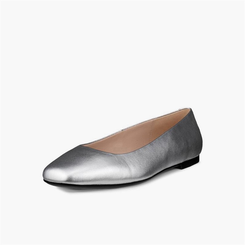 ECCO Ballerina tenisówki Margot dla niej kolor Pure Silver – zdjęcie  2