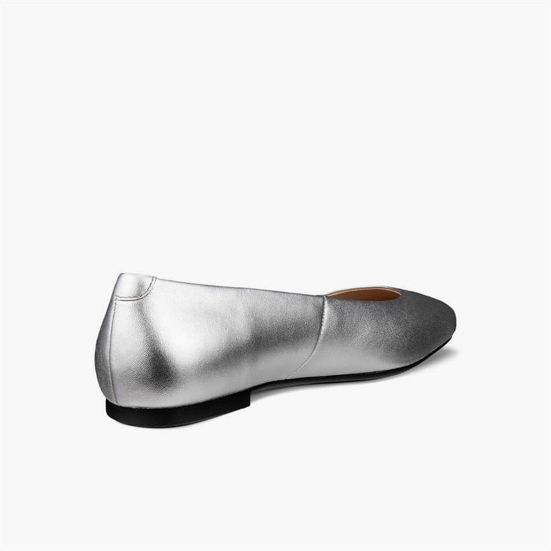 ECCO Ballerina tenisówki Margot dla niej kolor Pure Silver – zdjęcie  3