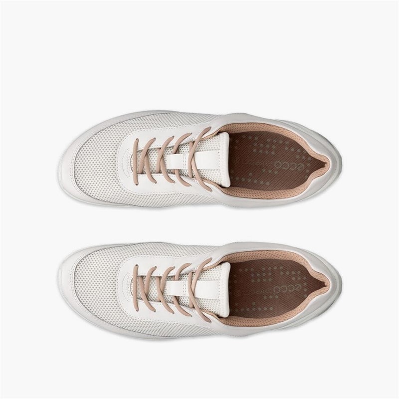 ECCO Damen Biom Everyday Schnür Turnschuhe Weiß/Weiß - Bild 4