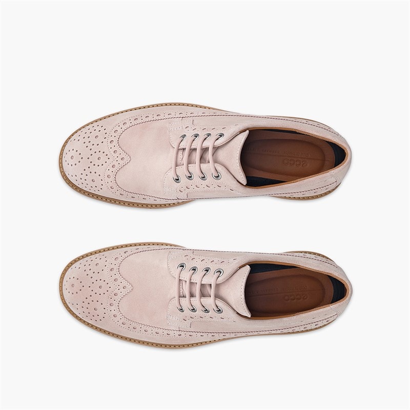 ECCO Heren Metropole Oslo Brogue Schoenen Dust - Afbeelding 4
