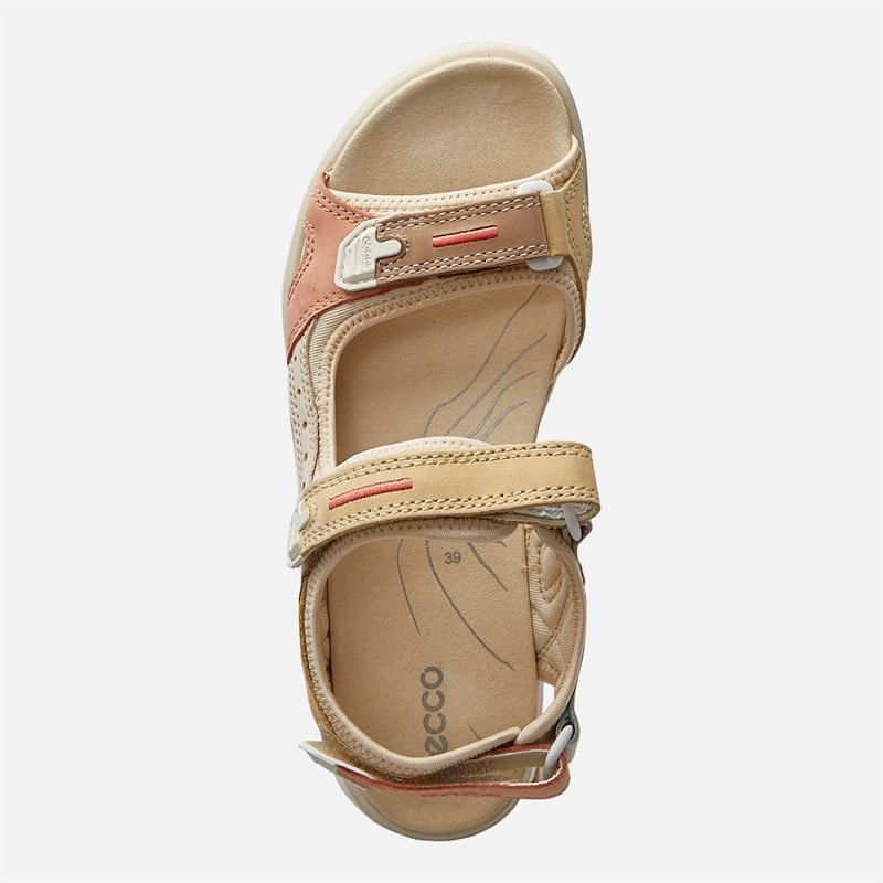 ECCO Sandales de Randonnée Yacatan en nubuck tout-terrain Femme Multicolour Straw - Image 4