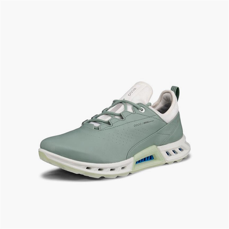 ECCO Biom C4 Gore-Tex sneakersy do golfa dla niej kolor Sedum Green – zdjęcie  2