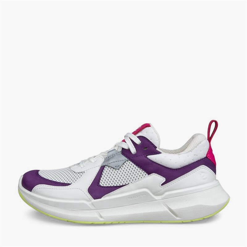 ECCO Dames Biom 2.2 Trainers Imperial Purple/Wit/Shadow White