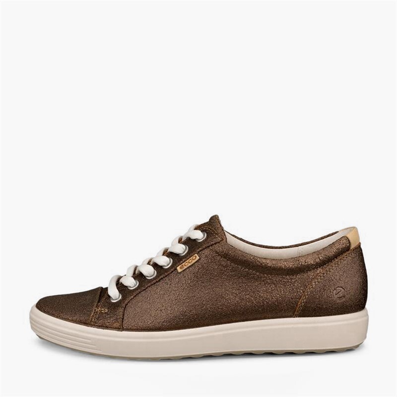 ECCO Baskets Femme en nubuck doux VII Bronze Antique