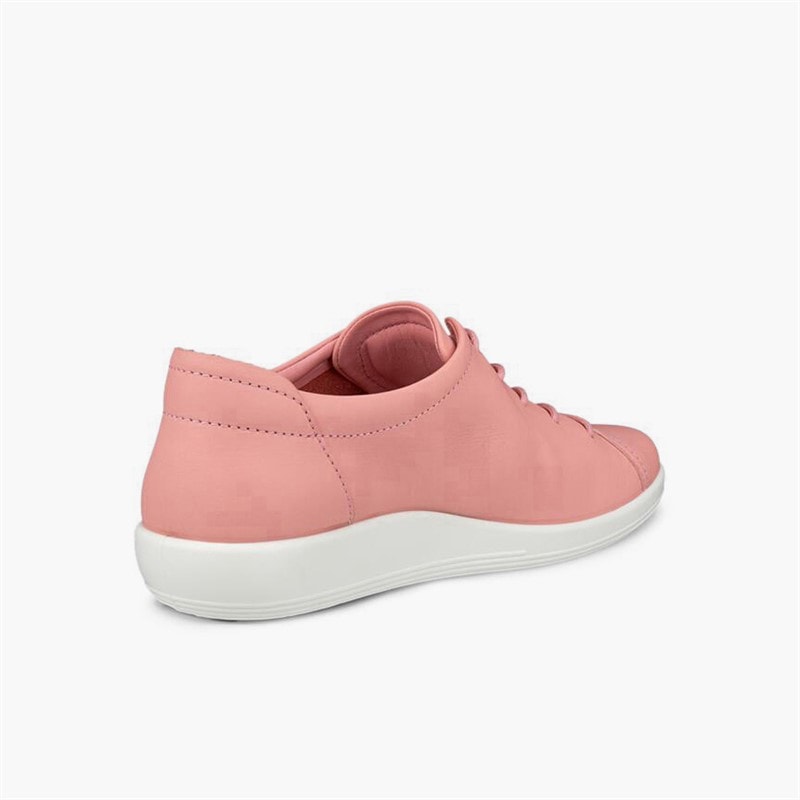 ECCO Damen Weich 2 Jubiläum Leder Turnschuhe Old Rose - Bild 3