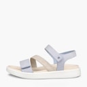 ECCO Sandały na koturnie Flowt nubuk dla niej kolor Dusty Blue