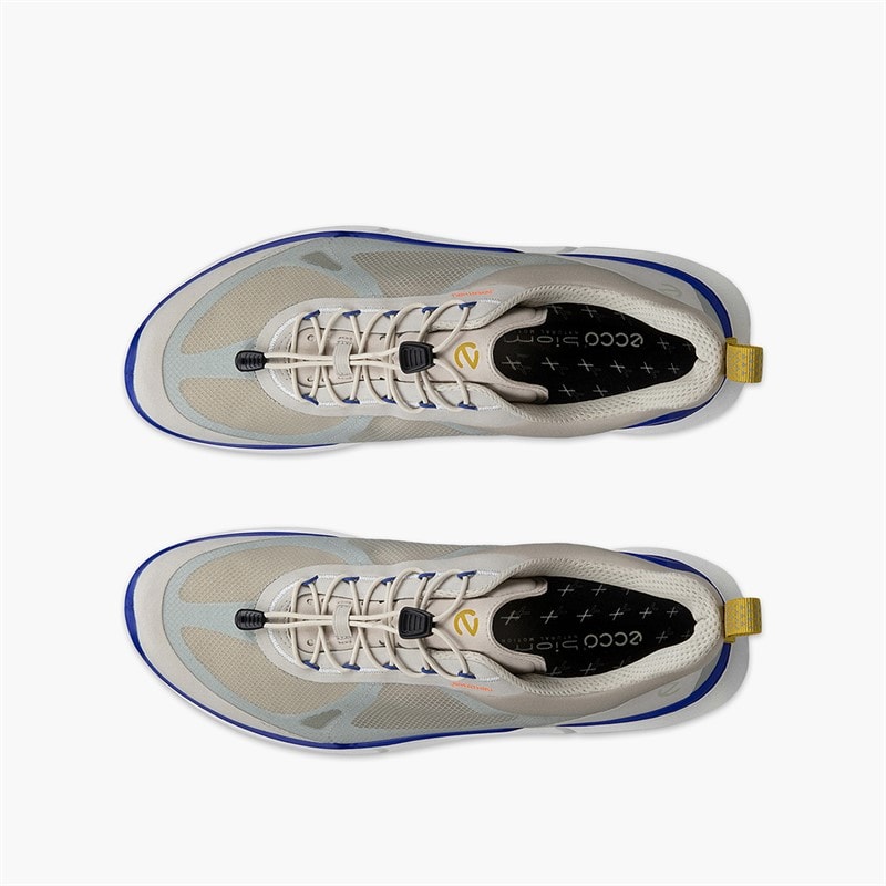 ECCO Heren Biom 2.2 Speedlace Trainers Gravel/Blue Bell/Virtual - Afbeelding 4