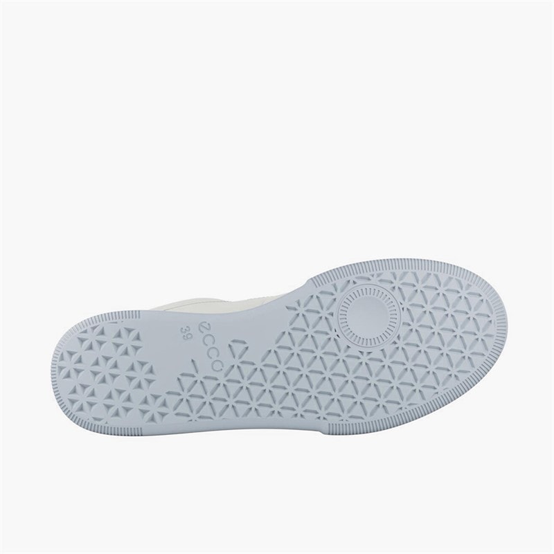ECCO Dames Street Court Leer Sneakers Air/Wit - Afbeelding 4