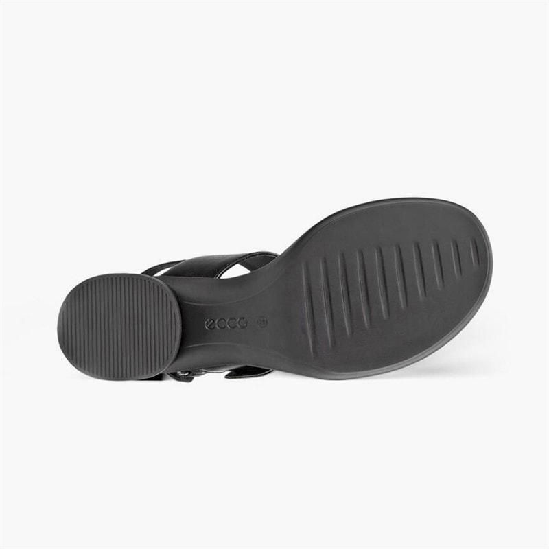 ECCO Dames Sculpted LX Lederen Sandalen Met Hak Zwart - Afbeelding 5