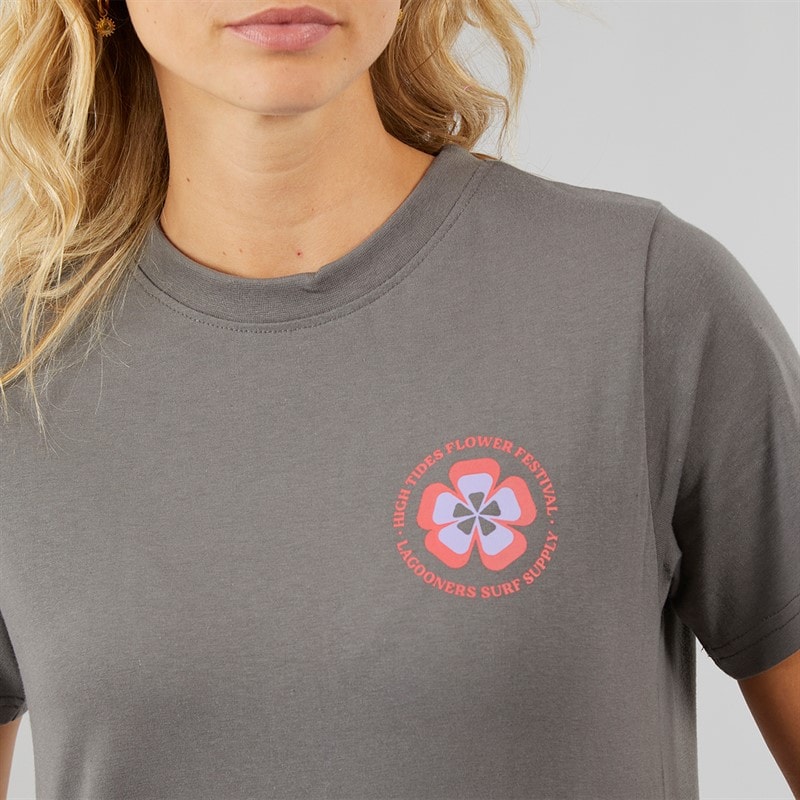 Lagooners Damen Birds T-Shirts Anthrazit - Bild 5