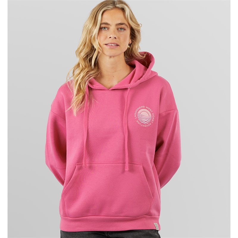 Lagooners Sweats à Capuche South Beach Femme Rose - Image 2