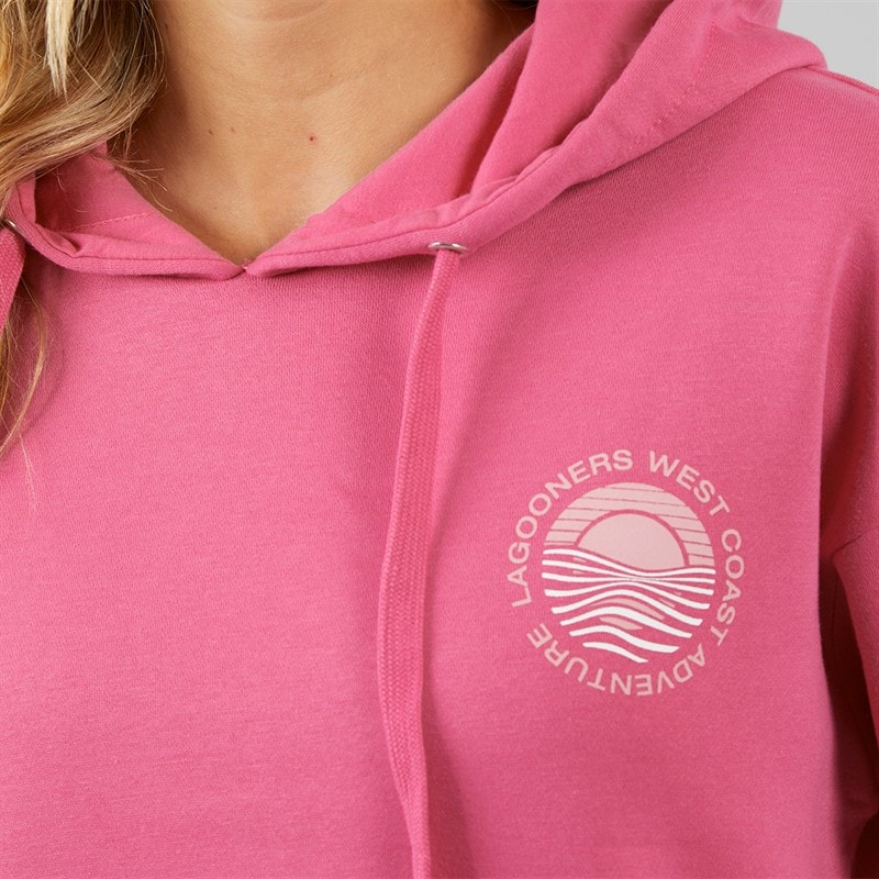 Lagooners Sweats à Capuche South Beach Femme Rose - Image 5
