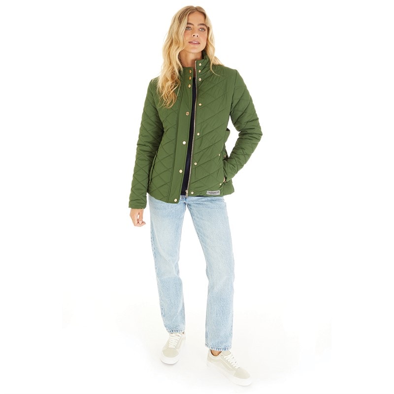 Lagooners Damskie Great Outdoors Pikowane Zielony – zdjęcie  4
