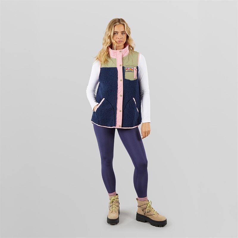 Lagooners Gilet Essy Borg Femme Multicolore - Image 4