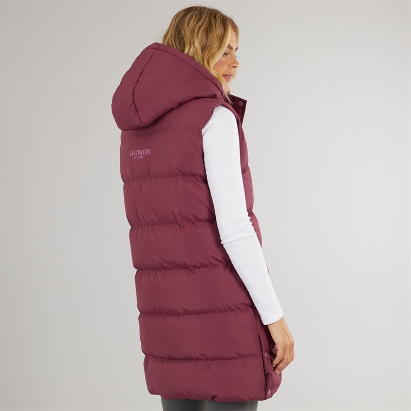 Lagooners Dames Explorer Bodywarmer Bordeau - Afbeelding 2