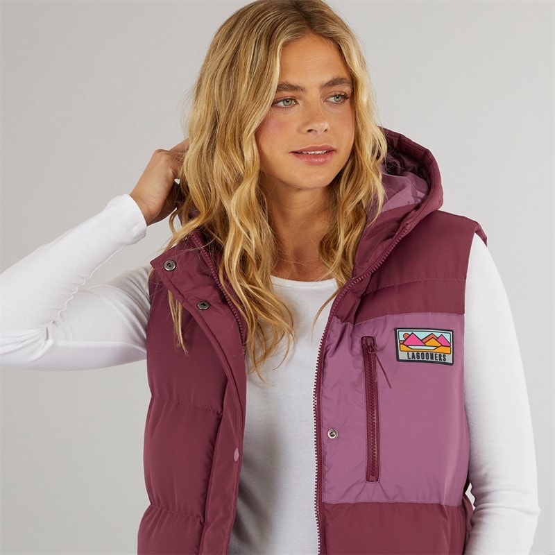 Lagooners Dames Explorer Bodywarmer Bordeau - Afbeelding 3