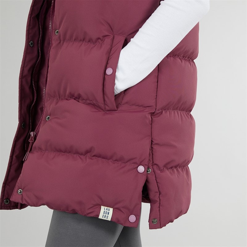 Lagooners Dames Explorer Bodywarmer Bordeau - Afbeelding 4