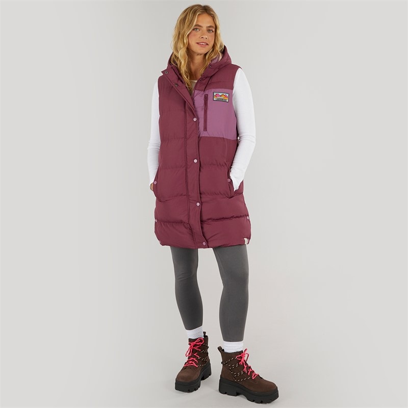 Lagooners Dames Explorer Bodywarmer Bordeau - Afbeelding 5