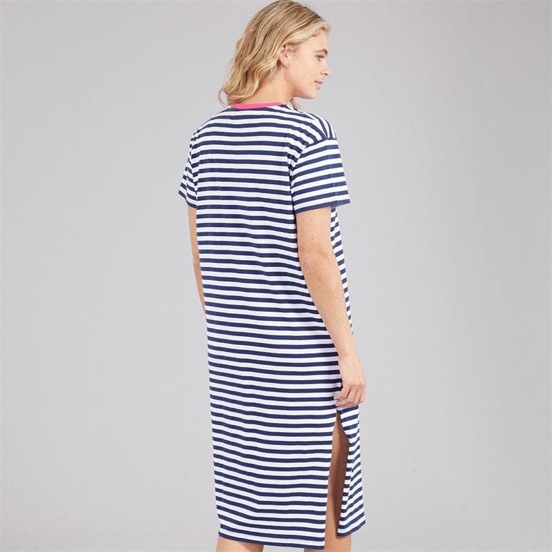 Lagooners Dames Gatemoor Jurk Navy/Wit - Afbeelding 2