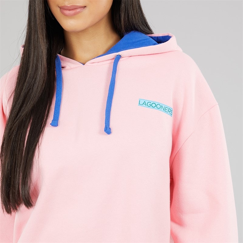 Lagooners Dames Pheasant Rise Grafische Hoodie Roze - Afbeelding 5