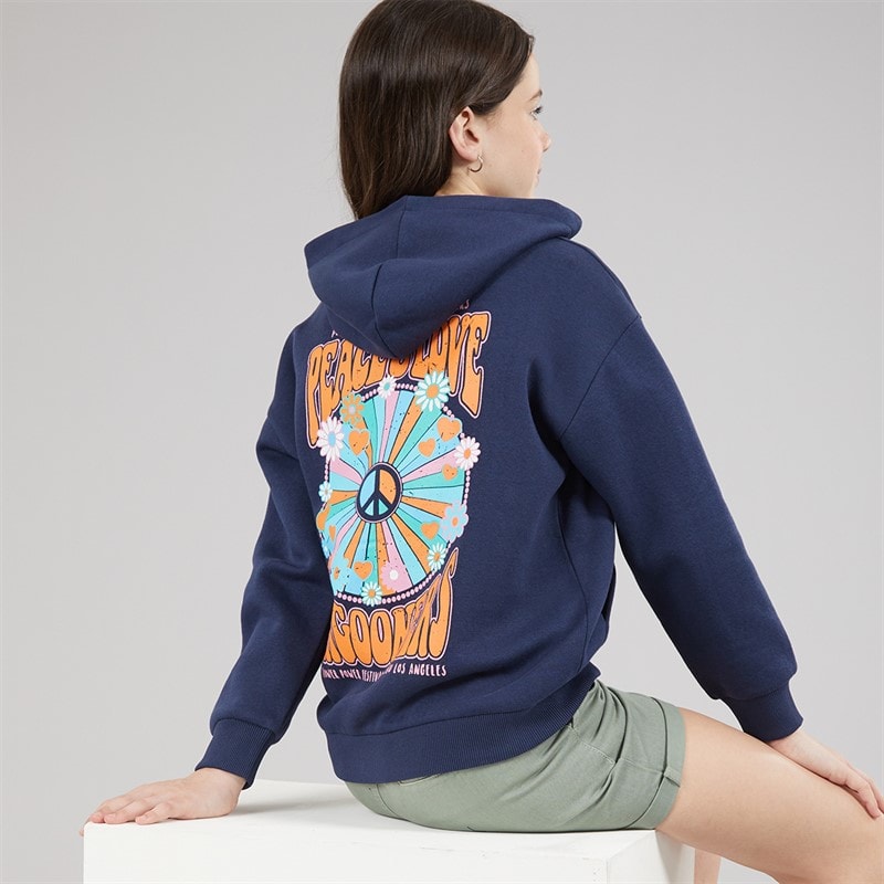 Lagooners Meisjes Gerst Hoodie Navy