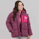 Lagooners Manteau court matelassé Brekon Fille Burgundy