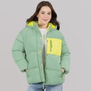 Lagooners Manteau court matelassé Brekon Fille Green Bay