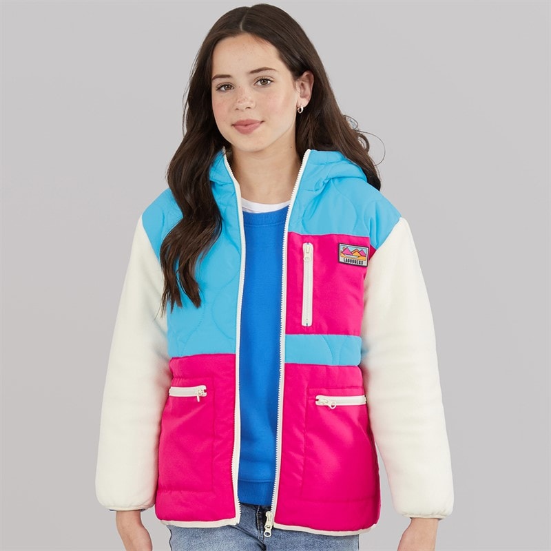 Lagooners Mädchen Whimble Mittellanger Mantel Hot Pink - Bild 1