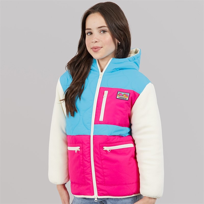 Lagooners Mädchen Whimble Mittellanger Mantel Hot Pink - Bild 3