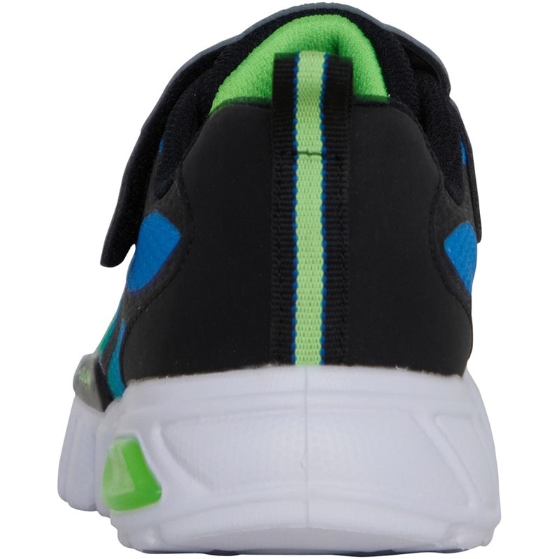SKECHERS SPORT SKECHERS Baskets Junior S Lights Flex Glow - Dezlo Bleu/Noir/Lime - Image 3