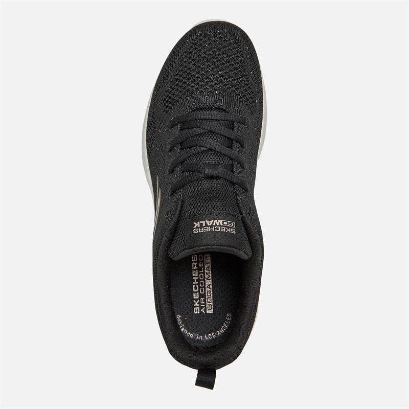 SKECHERS SPORT Damskie SKECHERS Go Walk Joy Violet Trampki Czarny – zdjęcie  5