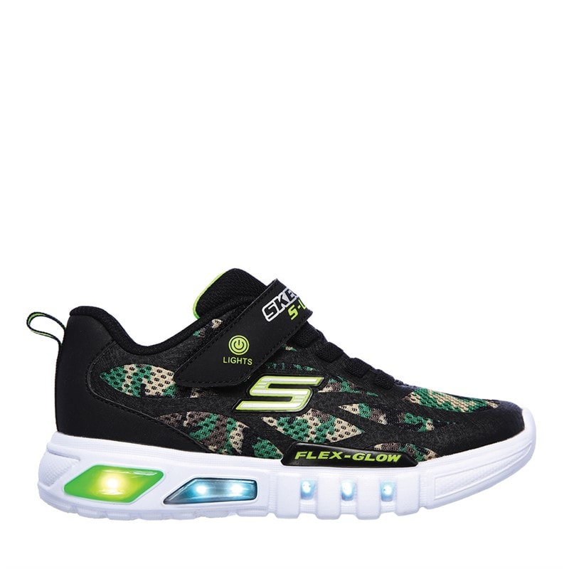 SKECHERS Baskets Rondler Flex Glow Camouflage Bébé Garçon