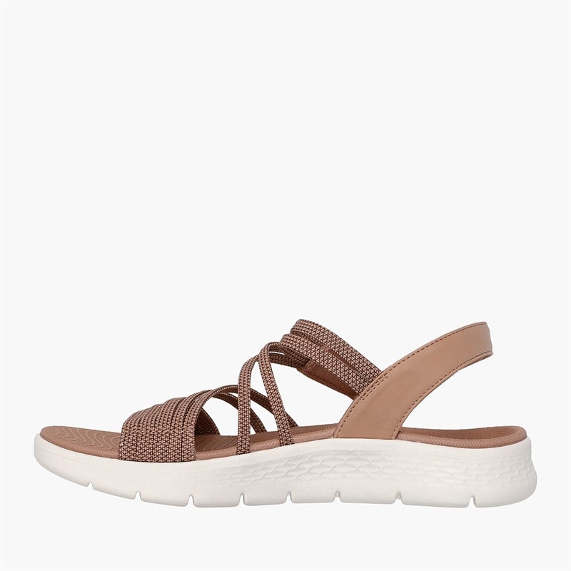 SKECHERS Dames Go Walk Flex Sandalen Natural - Afbeelding 5