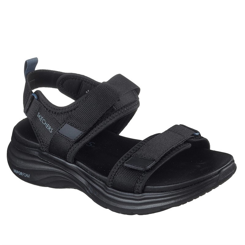 SKECHERS SPORT SKECHERS Sandales Mousse Vapor Femme Noir - Image 3
