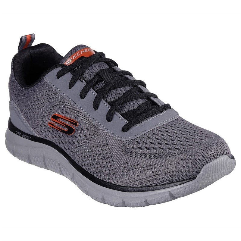 SKECHERS SPORT SKECHERS Heren Track Leshur Sneakers Grijs - Afbeelding 3