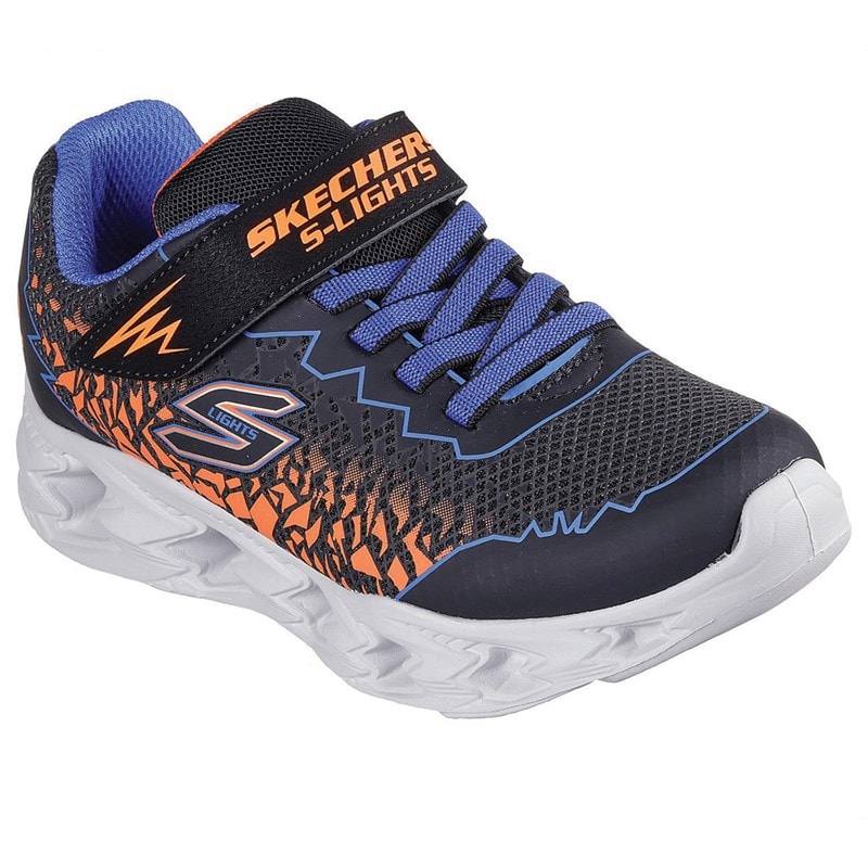 SKECHERS SPORT SKECHERS Jongens S Lights Vortex 2.0 Zorento Sneakers Zwart - Afbeelding 3