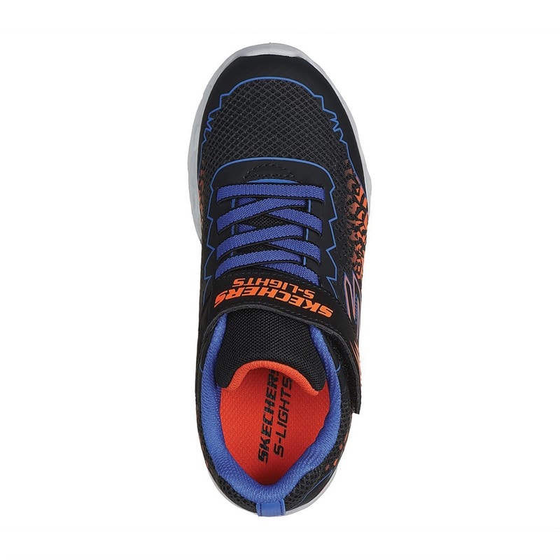 SKECHERS SPORT SKECHERS Jongens S Lights Vortex 2.0 Zorento Sneakers Zwart - Afbeelding 4