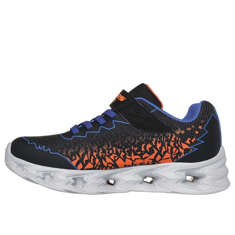 SKECHERS SPORT SKECHERS Jongens S Lights Vortex 2.0 Zorento Sneakers Zwart - Afbeelding 5