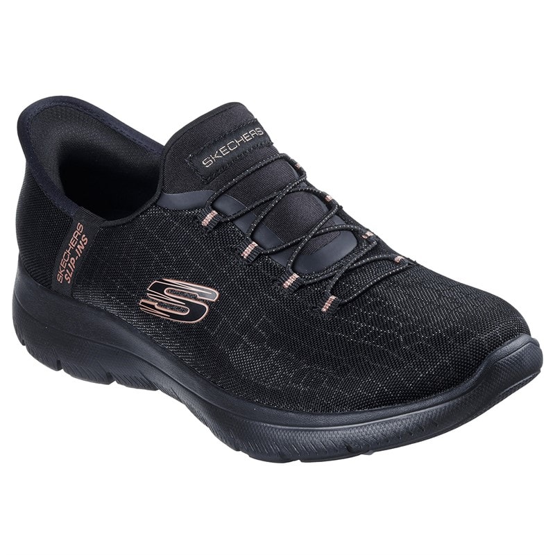SKECHERS SPORT SKECHERS Dames Summits Classy Nacht Instappers Zwart - Afbeelding 3