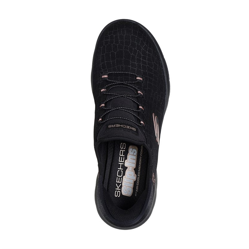SKECHERS SPORT SKECHERS Dames Summits Classy Nacht Instappers Zwart - Afbeelding 4